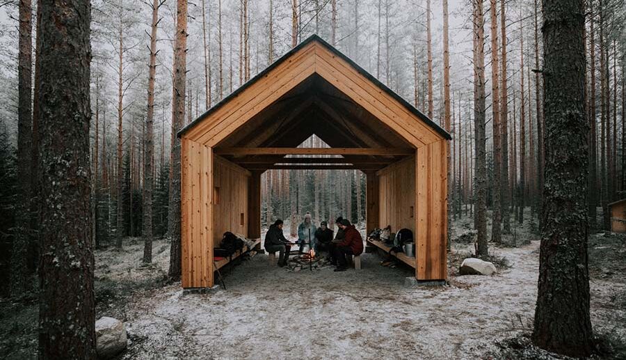 Embracing Nature: Church Stone Shelter in Tampere, Finland