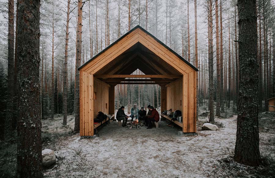 Embracing Nature: Church Stone Shelter in Tampere, Finland